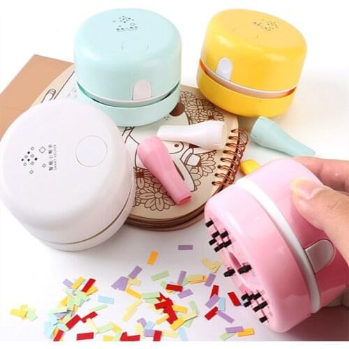 Dry Battery Type Mini Desktop Small Handheld Electric Debris Student Home Wireless Vertical Vacuum Cleaner