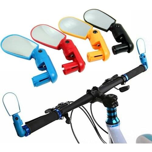 Bicycle Rear View Mirror Bike Cycling Clear Wide Range Back Sight Rearview Reflector Adjustable Handlebar Left Right Mirrors2Pcs