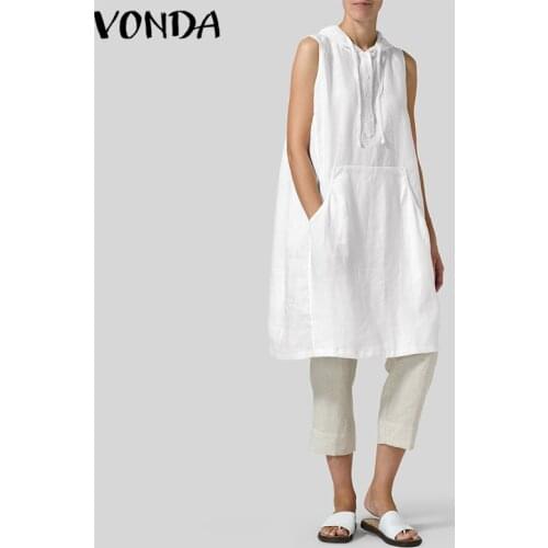 Женские рубашки с капюшоном VONDA China At AliExpress