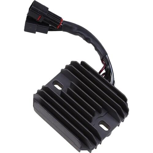 1X Black Aluminum Motorcycle Regulator Rectifier Voltage Motocross Dirt Bike for Suzuki GSXR 600/750 2006-2011 1000 2005-2012
