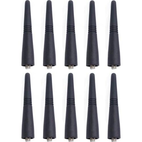 10PCS UHF 400-470mhz Short Antenna for Motorola GP328 GP340 GP328 GP338GP344 GP380 Walkie Talkie Two Way Radio