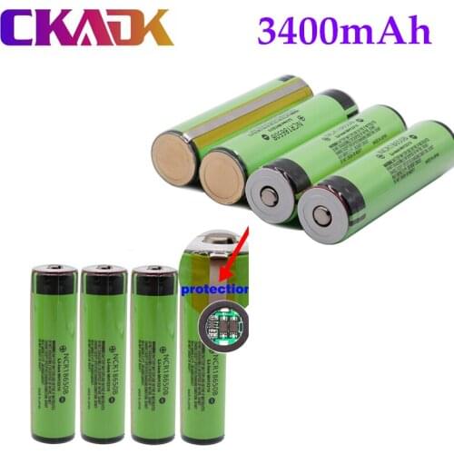 2021 new original 186503400 MAH ncr18650b 3.7 V 3400 MAH 18650 battery for flashlight