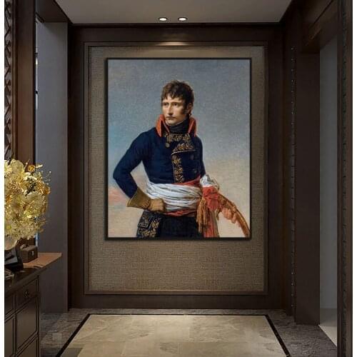 Abstract Wall Art Vintage Noble Man Watercolor Canvas Posters Prints Retro Portrait Painting for Living Room Bedroom Decoration