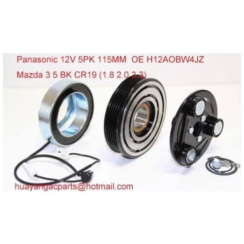 Car compressor clutch for Mazda 3 5 BK CR19 AKSO8549522 H12A0BW4JZ CC29-61-450G