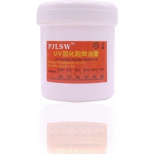Free shipping PCB UV photosensitive inks, Multiple colors PCB UV curable solder resist ink,solder mask UV ink