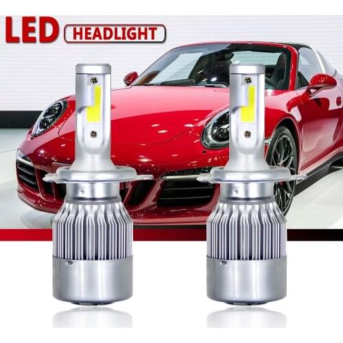 Light Bulbs For Cars C6 Lampada Led H4 H1 H3 H11 880 9005 HB3 9006 HB4 H13 9004 9007 H7 LED 9003 HB2 Headlight Car Styling Lamps