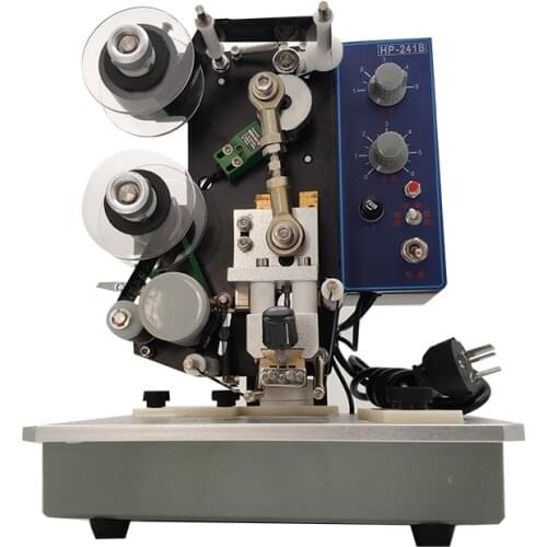 HP241B Thermal transfer ribbon plastic bag expiry date printer for food and pharmacy factory