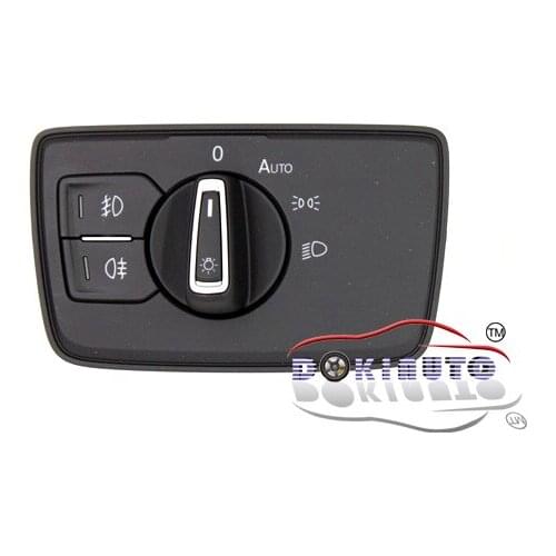 FOR Passat B8 MQB Chrome Auto Headlight Switch