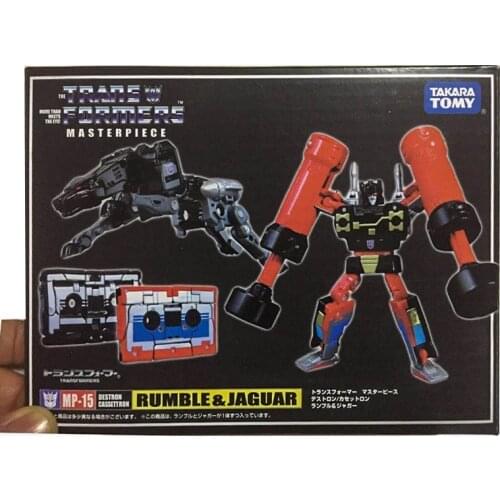 Transformers Toy Robot MP15 Rumble with Magnetic Tape Dog Machine KO Boy Toys Acton Figure