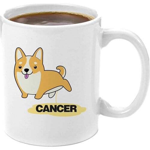 Cute Puppy Bad Colon Remission Funny Happy Recovery Premium 11oz Coffee Mug