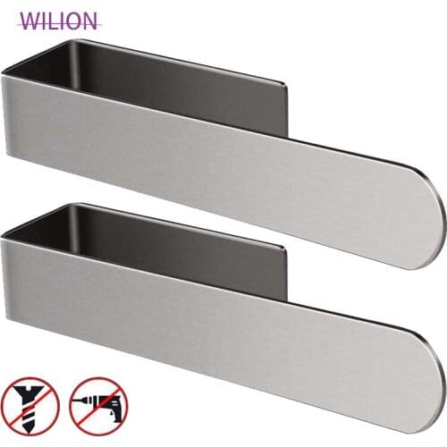 2Pcs 23CM Length Towel Ring No Drilling Bathroom Holder with Strong Self Adhesive Tape Cuarto De Baño Accesorio