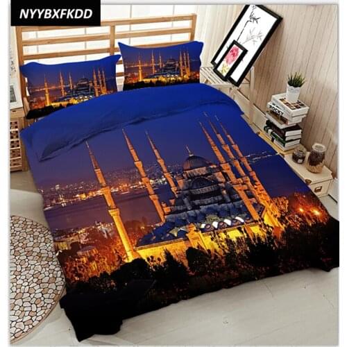 3d Bedding Sets Queen California King Architectural Pattern Twin Full Bedsheet Fitted Sheet Style Duvet Bed Cover Bed Linen Sale