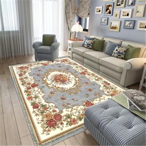 European Style Carpets For Living Room Bedroom Rugs Home Carpet Floor Door Mat Anti-Slip Decor House Area Rugs Delicate Carpet