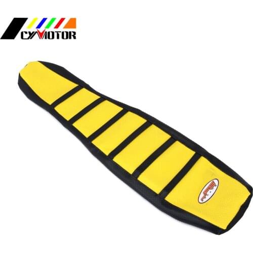 Motorcycle Leather Gripper Soft Seat Cover For SUZUKI RM125 RM250 RM 125 250 96 97 98 99 00 1996 1997 1998 1999 2000