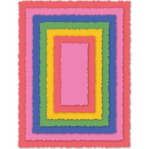 Multi-layered Multicolored Cut Paper Cutting Dies Scrapbook Dariy Decoration Stencil Embossing Template DIY Greeting Card Handma