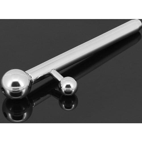 Happygo, Male Stainless Steel Urinary Plug Catheter with Penis Puncture Beads Metal Tube Pipe Fetish Sex Toys Adult Game A503