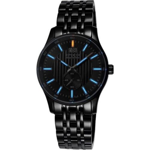 Men tritium wrist watch,mens quartz watches Epoch luxury brand T25 luminous business waterproof wristwatch erkek kol saati 6021G