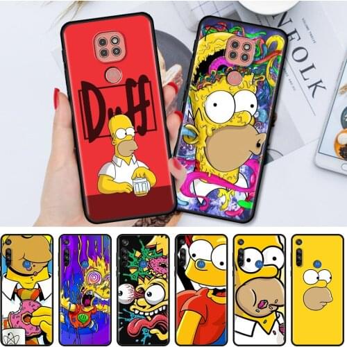 Soft Phone Case for Motorola One Fusion G9 Play G30 G8 Power Lite E6s Edge Plus Silicone Funda Cartoon Sims Boy Men Cover