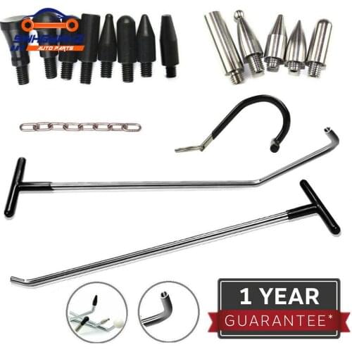 CAR DENT REMOVER KIT CROWBAR CAR BODY PAINTLESS DENT REPAIR TOOL ROD WITH TAP DOWN PEN PAINTLESS DENT