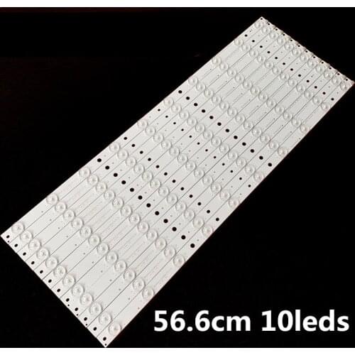 12pcs new LCD TV backlight strip for 55CE5129H1 HK55D10-ZC14A-03 303HK550037 1 PCS56.6cm 10leds 3v