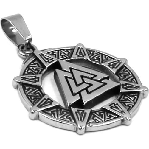 Norse Viking Pagan Amulet Pendant Jewelry Odins Symbol Warrior Slavic Norway Pendant 448B