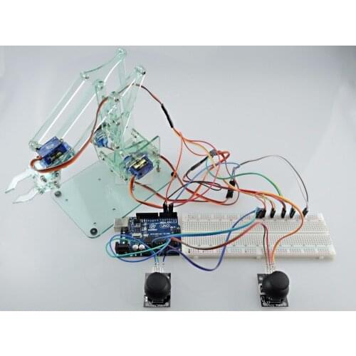 [Sintron] Mini Industrial Robotic Arm Kit + Servo UNO R3 for Arduino Starter