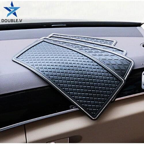 Anti-slip mat for phone in car Dashboard Rhinesto Non-slip mat Slip-resistant gadget Sticky mat Panel mata fixate For SMART KIA