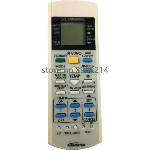 AC Remote Control A75C3300 Replacement for Panasonic Air Conditioner Universal