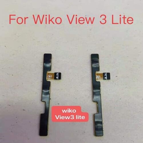 1PCS For Wiko View 3 Lite Power Volume Button Flex Cable Side Key Switch ON OFF Control Button Repair Part