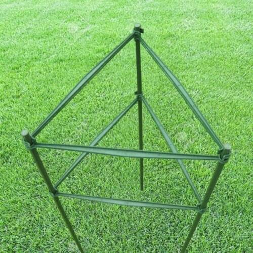 12 Pcs/set Pillar Gardening Supplies Connector Tomato Bracket Plastic-coated Bracket Connecting Rod Plant Bracket Coated Connect