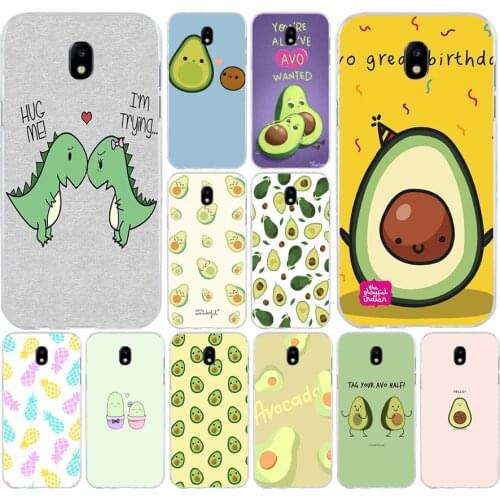 12AS Avocado Aesthetic Soft Silicone Tpu Cover phone Case for Samsung Galaxy J2 J3 J4 J5 J6 J7 Prime 2016 2017 Plus 2018