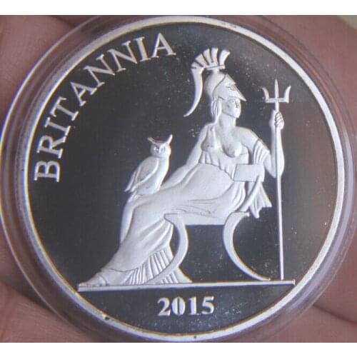 2015 Breton Silver Color Plated Commemorative Coin Badge Medal Souvenir Party Arts Gifts Souvenir