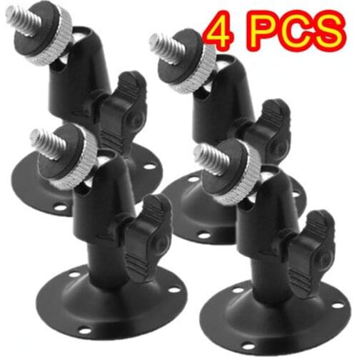 4pcs Middle Pucker wall Mount CCTV Bracket Holder Stand Support for Security Camera