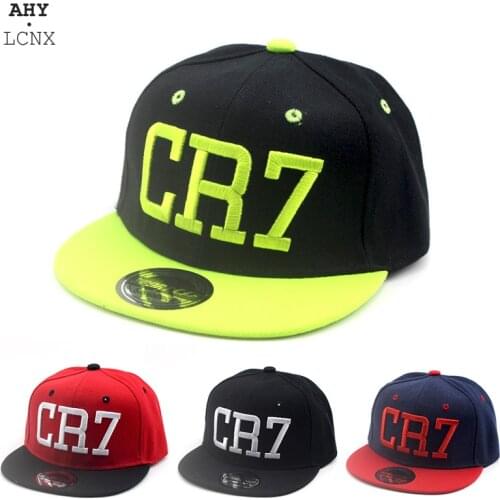 New Korean Summer Spring Baby baseball caps boys girls hats childrens hip-hop sun hat letters CR7 embroidery Kids Snapback