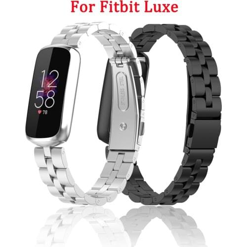 Stainless Steel Band Chain For Fitbit Luxe Metal Watch Wrist Strap Loop For Fitbit Luxe Bracelet Correa