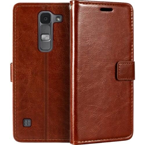 Case For LG Spirit Wallet Premium PU Leather Magnetic Flip Case Cover With Card Holder And Kickstand For LG Spirit 4G LTE