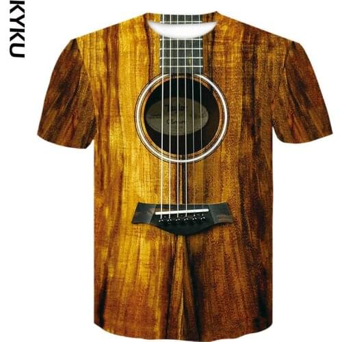 Fashion t-shirt 3D Men/women funny hip hop guitar bass tshirt printing streetwear music top suit kids t shirt Harajuku Shirts