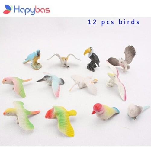 Hapybas Bird Figurines