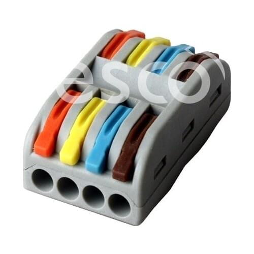 Hord Excellent Quality Insulated safe Colored Wire Connector with four holes butt PCT2-4(SPL4)