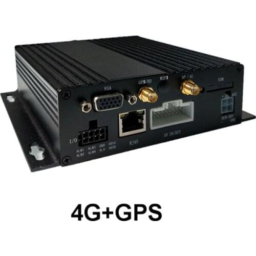 Good Quality 4G GPS G-sensor 4 Channel 1080P Dual SD Card storage Vehicle Mobile DVR for School Bus
