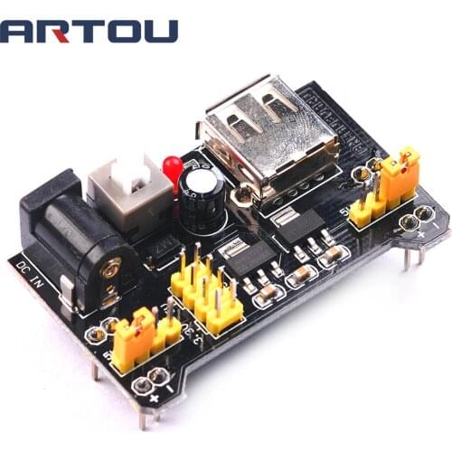 MB102 Breadboard Power Supply Module 3.3V 5V For Arduino Solderless Bread Board Voltage Regulator DIY