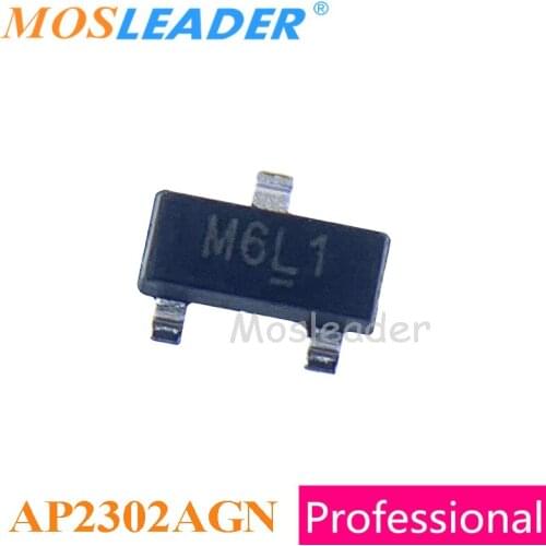 Mosleader AP2302AGN AP2302GN SOT23 3000PCS AP2302AGN-HF AP2302GN-HF AP2302 N-Channel 20V 4.6A 3.2A Chinese High quality