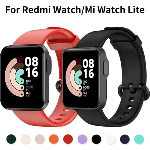 Official Sports Silicone Strap For Xiaomi Redmi Watch Band For Mi Watch Lite Strap Replacement Bracelet watchbands accessories