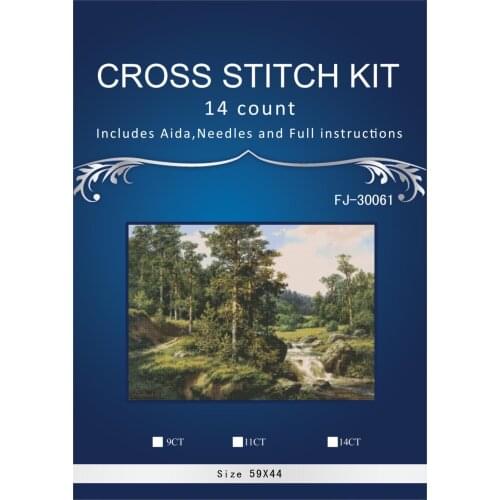 Oneroom,Needlework,Embroidery,DIY Landscape Painting,Cross stitch,kits,14ct fantasy forest Cross-stitch,Sets For Embroidery