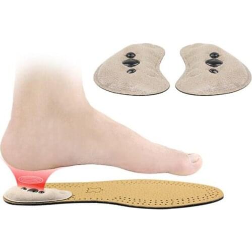 X/O Legs Orthopedic Magnet Massage Insoles Arch Support Orthotic Insole Flatfoot Corrector Pedicure Insoles Cushion Heel Pads