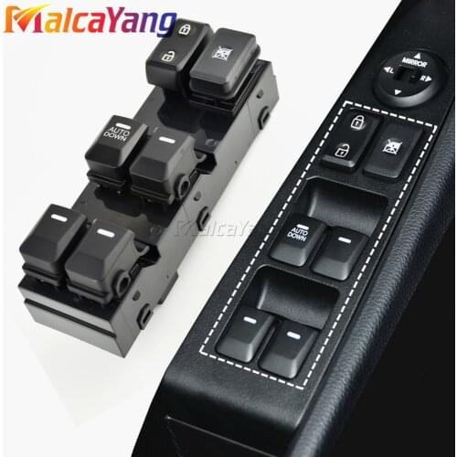 Front Left Power Window Switch Button 16Pin 93570-3W000 Window Switch Fits for Kia Sportage 2011-2016