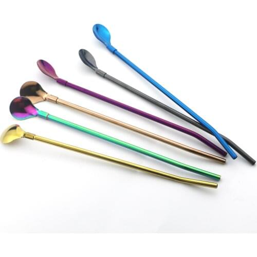 Snplowum Reusable Cocktail Straws