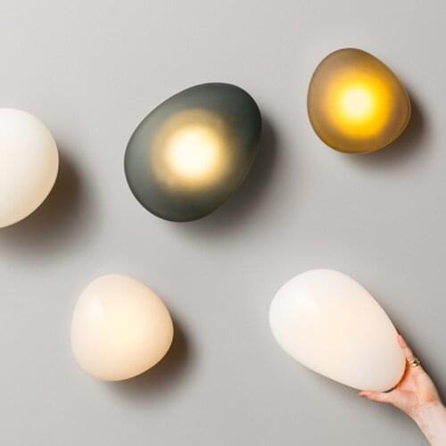 Modern nordic decoration home crystal bedroom light abajur mirror light glass ball aisle dining room bedroom wall lamp