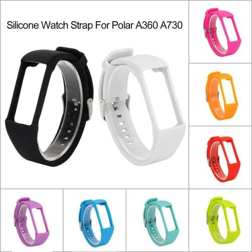 Universal Silicone Replacement Watch Strap Wristband For Polar A360 A730 GPS Smart Watch Smart Bracelet Scratchproof