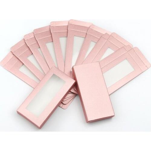 Wholesale 5/10/50/100/200pcs false eyelash packaging box lash boxes for faux cils mink eyelashes multicolor paper case in bulk